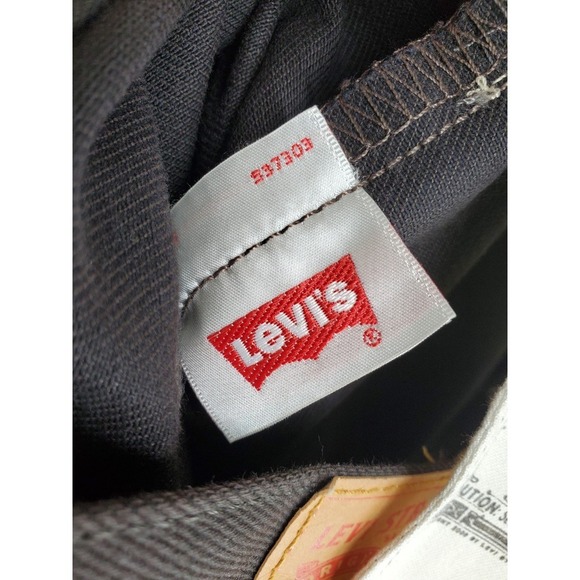 Levis 501 Jeans Men 38x32 Dk Brown ButtonFly Wide (39x29) 08/12 Deadstock NWOT - Picture 10 of 11